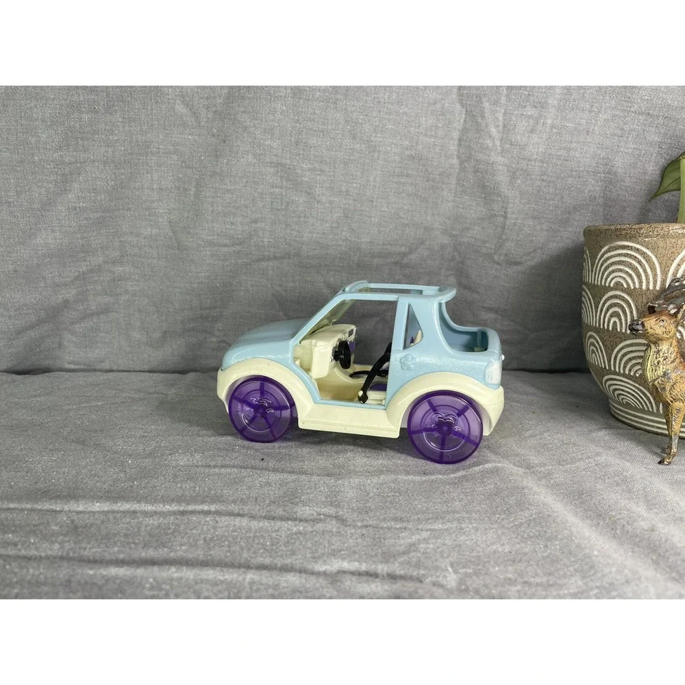 Vintage 2001‎ Polly pocket blue and purple glitter car/jeep